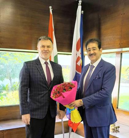 H.E. Robert Maxian, Ambassador of Slovakia to India, Presented Patronship of Indo-Slovakia Film and Cultural Forum