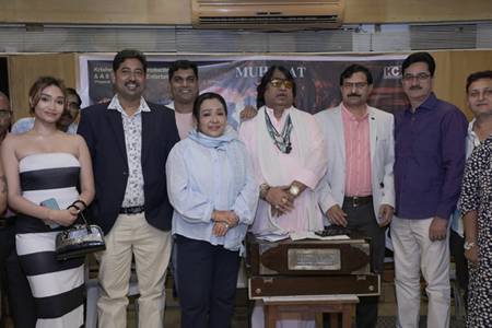 Muhurat Of Dr. Krishna Chouhan’s Film DAANV,  Song Recorded In The Voices Of Deepa Narayan Jha And Tarannum Malik, Music Composed By Dilip Sen