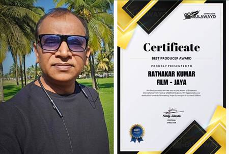 रत्नाकर कुमार की ‘जया’ को मिले सात अवॉर्ड बुलावायो अंतर्राष्ट्रीय फिल्म महोत्सव, ज़िम्बाब्वे में