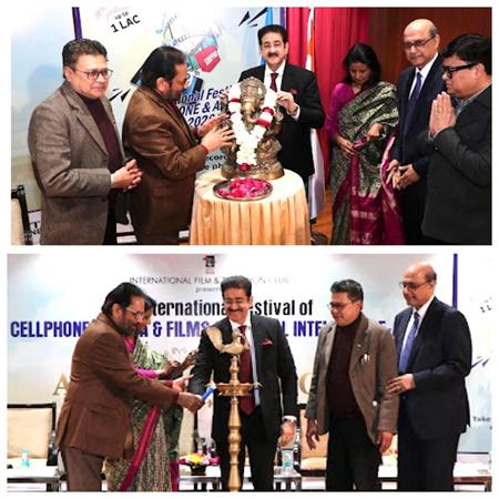 19th International Festival Of Cellphone Cinema Grandly Inaugurated At Marwah Studios