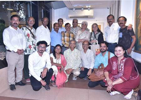 “SUMITAATMAN” Solo Show Of Paintings By Eminent Artist Sumitra Ahlawat In Jehangir Art Gallery