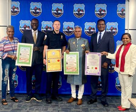 New York State Honours Global Peace Leader His Eminence Prof. Sir Dr. Madhu Krishan With Multiple Prestigious Civic Recognitions