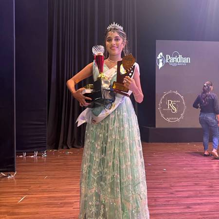Vaishnavi Chalke The Winner Of Queen Of Global International 2026 At International Crowning 2026 Held At Raddison Hotel Mumbai, The Pageant Presented By Joill Entertainments