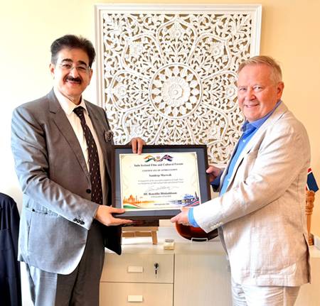 Icelandic Ambassador H.E. Benedikt Höskuldsson Becomes Patron Of Indo-Iceland Film And Cultural Forum